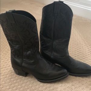 Ariat Cowboy Dress Boots Black Leather